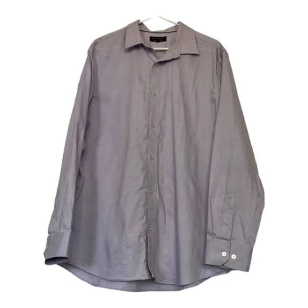 Men's Banana Republic Light Purple Non Iron Slim Fit Sz XL EUC #0030